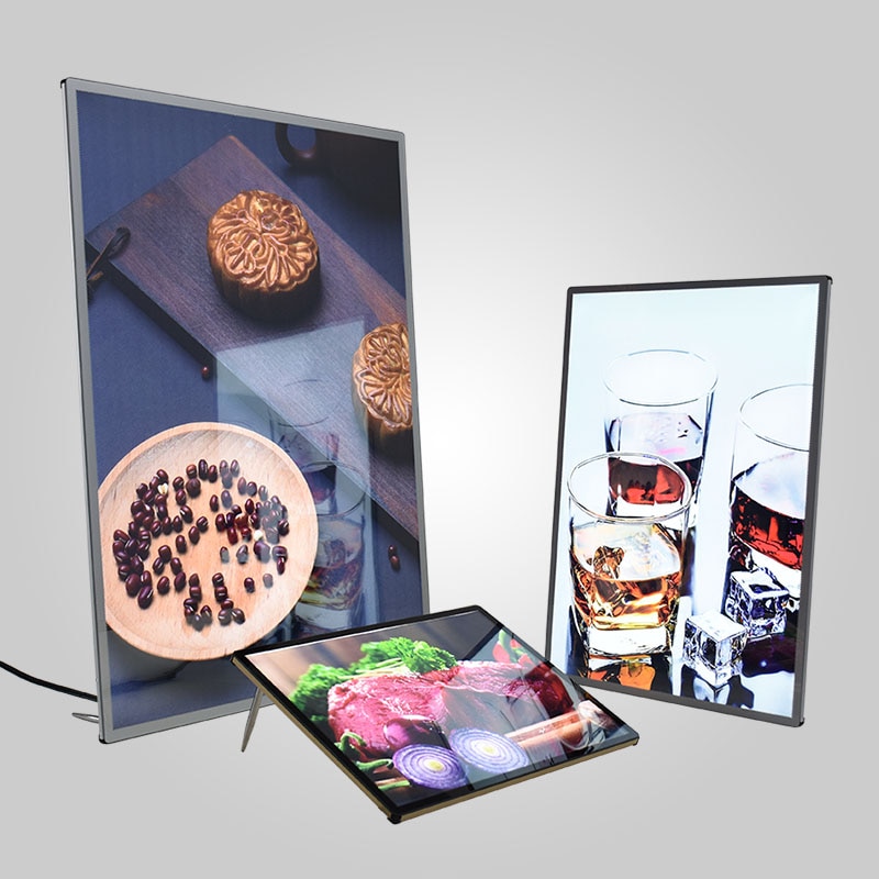a4 size advertise led light box frame led exhibit leds menu board