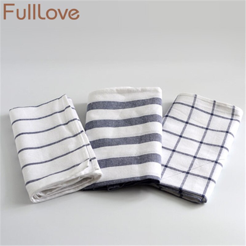 52*67 cm 3 Stks/set Puur Katoen Gestreepte Keuken Handdoek Multipurpose Rechthoek Plaid Placemats Dishtowel Schoonmaakdoekje Huis textiel