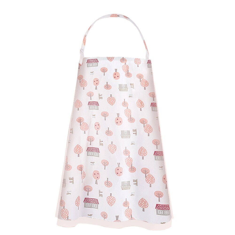 Printed Nursing Cover Double Layer Mesh Fish Net and Cotton Anti-glare Privacy Protection 360° Surround Baby Feeding Accessories: 2