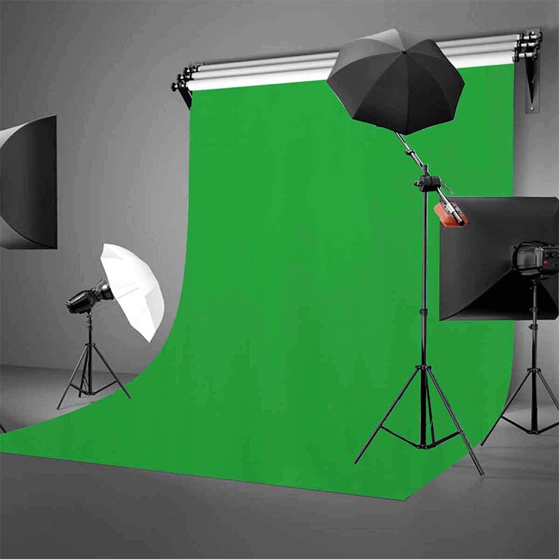 Greenscreen achtergrond studio fotografie achtergrond polyester-katoenen stof naadloos voor portret productfotografie
