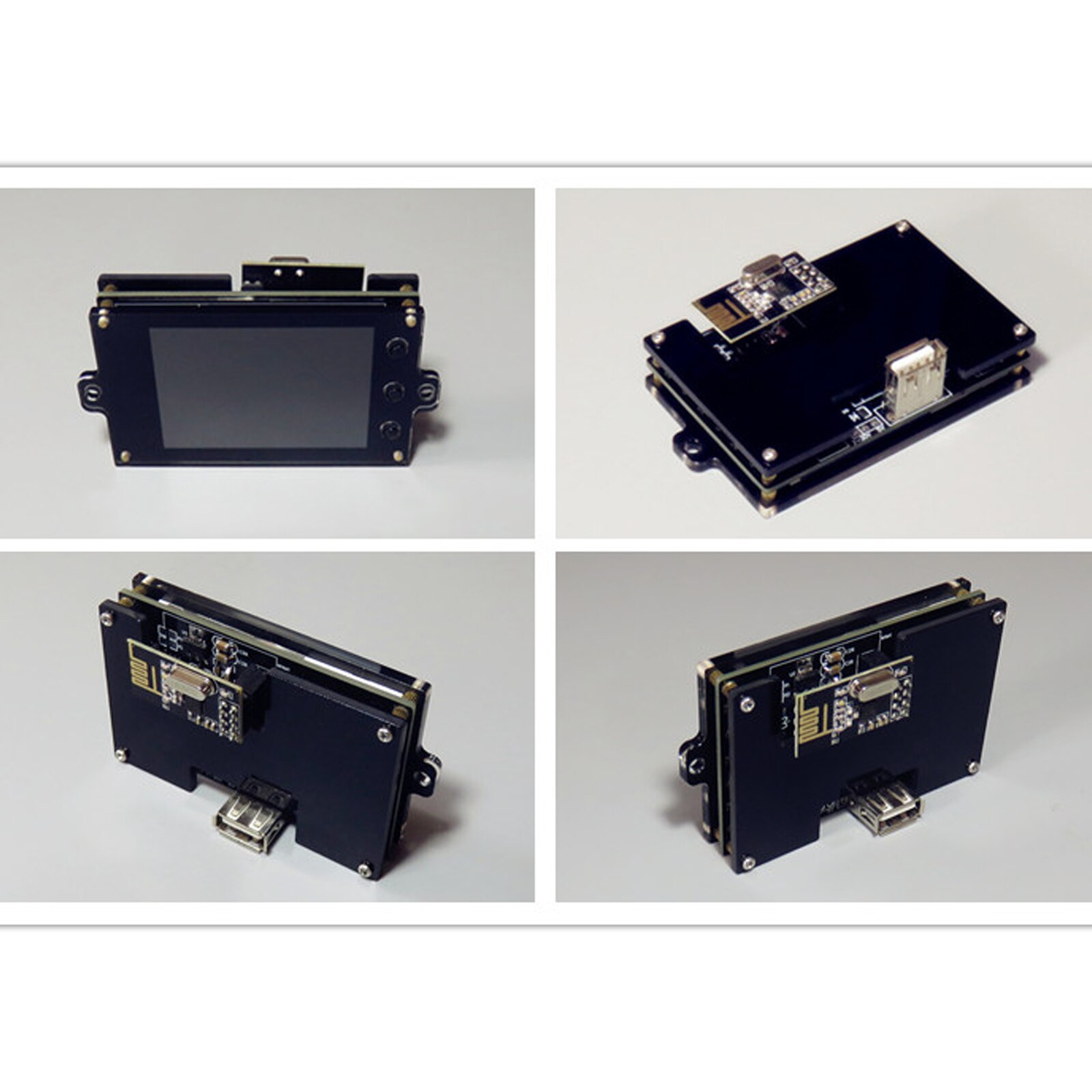 VAC8010F Wireless Transmission Instrument 2.4 inch LCD Voltage Current Capacity Energy Temperature Display with Power Off Memory