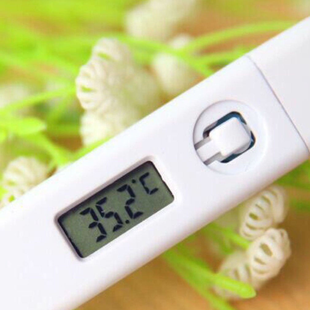Digital Thermometer LCD Display Square Head Waterproof High Precision body thermometer Home Health Fever Pyrometer