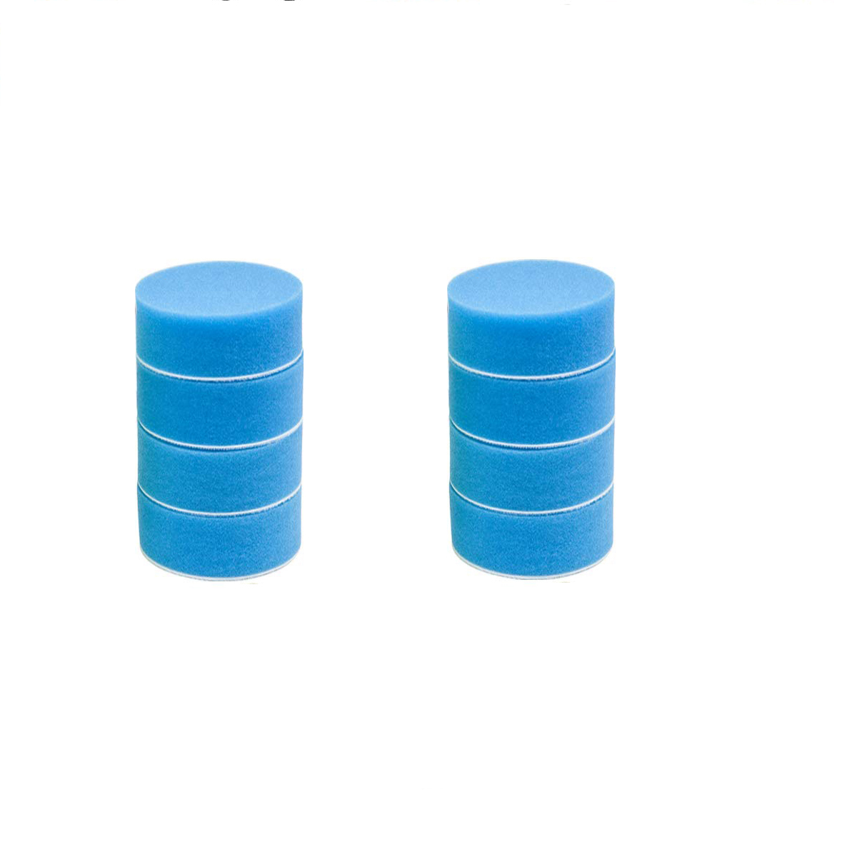 Almohadilla de pulido de 3 pulgadas, esponja para taladro de espuma, almohadillas para pulir, flocado de 80mm, almohadillas amortiguadoras para coche para pulido de detalles, limpieza de encerado, 10 Uds.