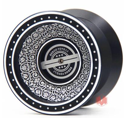 Yoyo Metalowy Anyo L1 - Motyl - Średnica 57.28mm - 63.23g - Pierścień Silikonowy: Czarny