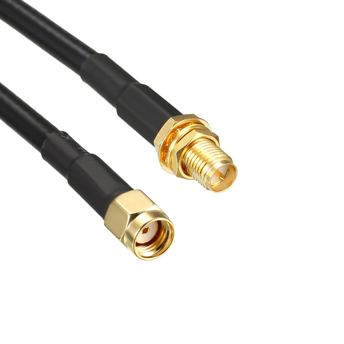 uxcell Antenna Extension Cable RP-SMA Male to RP-SMA Female Coax Cable 3.3 Feet RG58