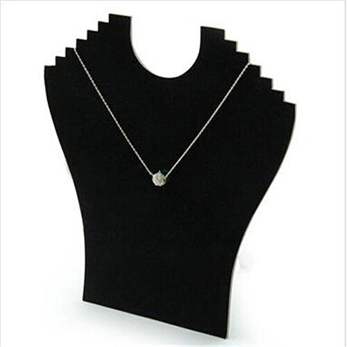 Sales! Ketting Buste Sieraden Hanger Ketting Display Houder Hals Fluwelen Stand Schildersezel
