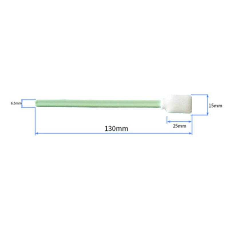 50 Stks/pak Vierkante Rechthoek Foam Wisser Spons Sticks Voor Inkjet Printkop Optische Lens Gun Cleaning Solvent Weerstand