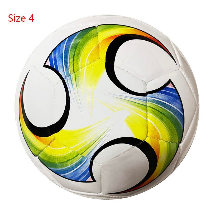 Soccer Ball Size 5 Size 4 Size 3 Football Sports Match Training League futbol foot ball: Multicolor size 4