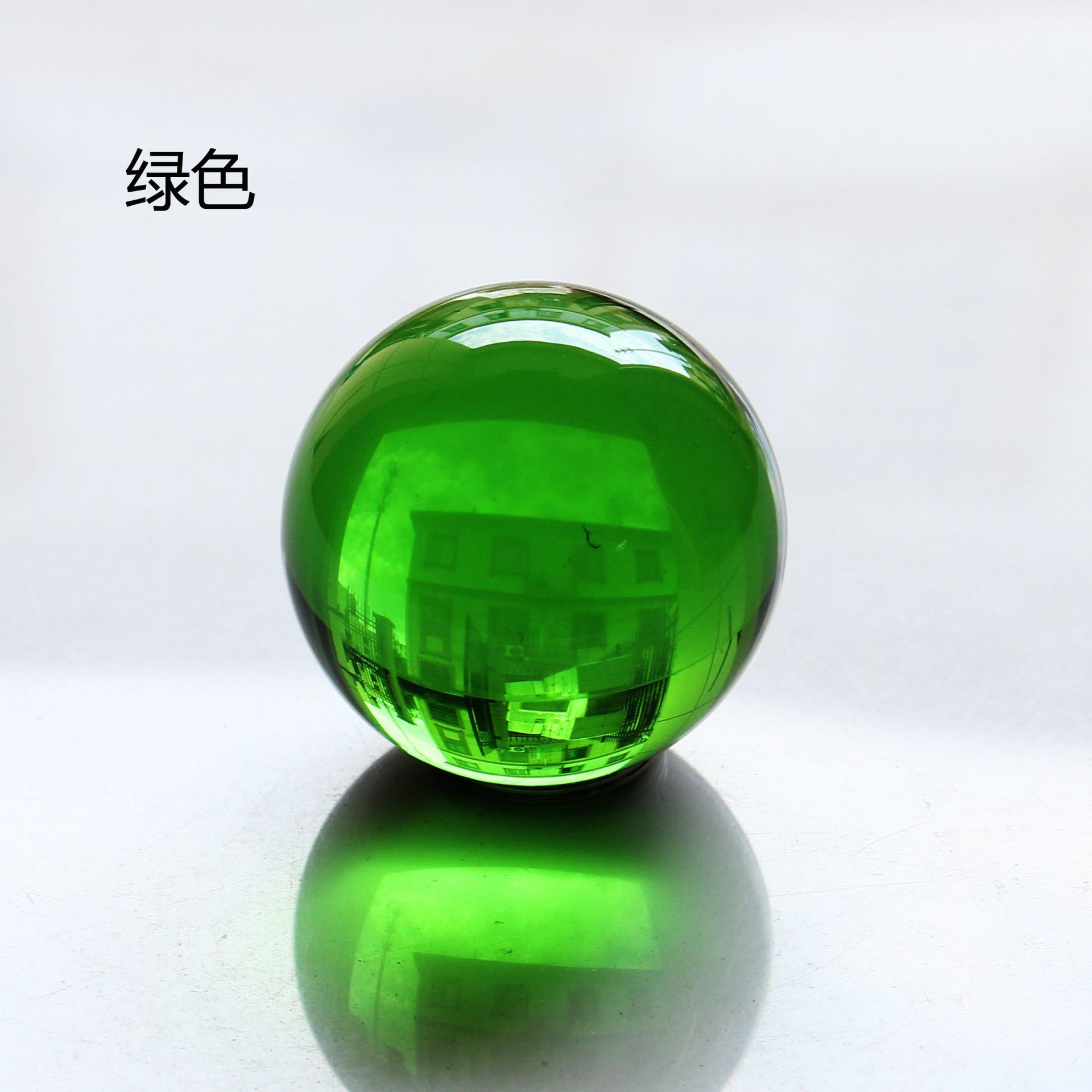 8 styles 40/50mm colour Clear Glass Crystal Ball model for Photography Props Home Decoration: 40mm / A