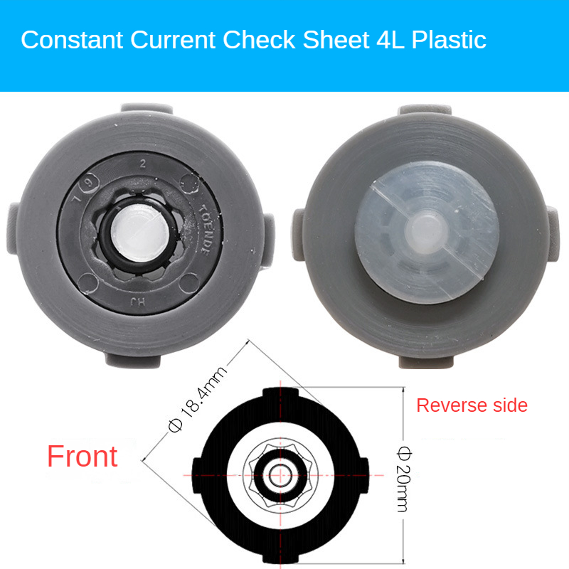 1 Pcs Constant Flow Sheet Built-in Shower Head Top Spray/faucet Flow Limiting Water Saving Sheet Check Valve Water Saver DN15: Navy Blue