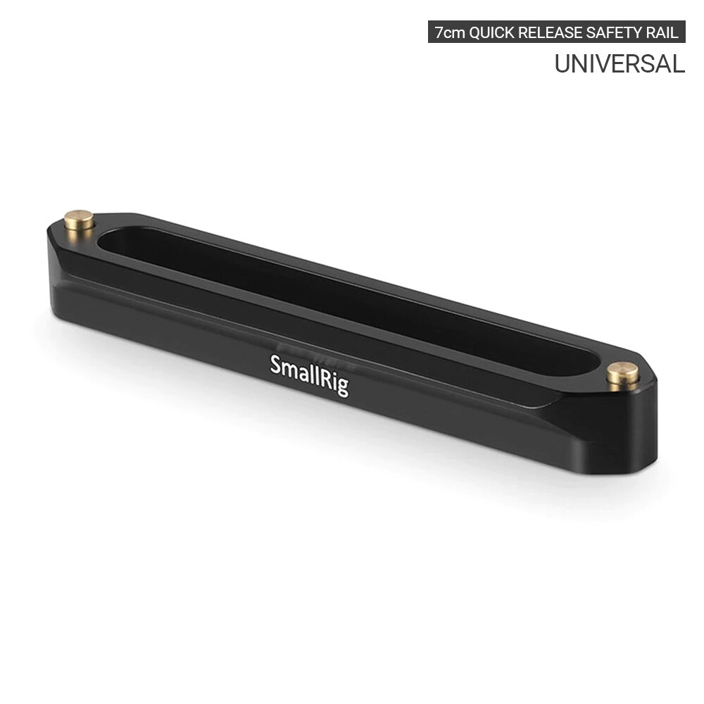 SmallRig DSLR Kamera Quick Release Sicherheit Nato Schiene 7cm mit Frühling Geladen Pins Für Nato Griff EVF Montieren Unterstützung 1195B