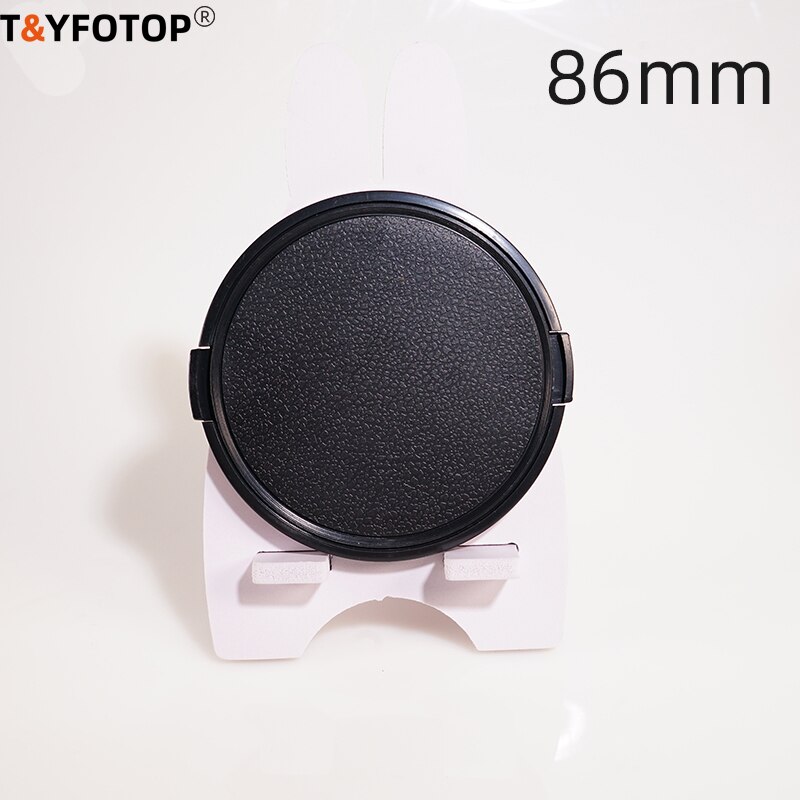 Rozmiar 49mm 52mm 55mm 58mm 62mm 67mm 72mm 77mm 82mm Snap-On obiektyw przednia osłona obiektywu aparatu etui na Sony Alpha obiektyw do lustrzanki cyfrowej Protector: 86mm