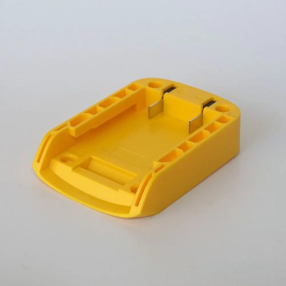 DIY Battery Adapter Converter Base Battery Connector Charging Head Shell Holder Base Power Tool Accessories: Light Grey
