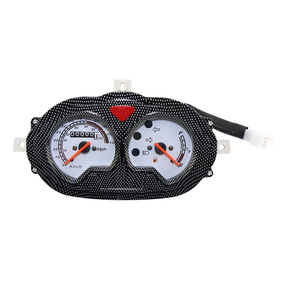 12V Motorcycle MPH Speedometer and Gas Gauge Kit Fit for GY6 50cc-125cc ATV Quad Scooter