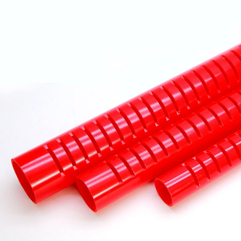 2PCS-Pack DIY 20mm to 50mm Rain Pipe Aquarium Filter Tank Outflow Pipe Spray Rain Bar External 3 Color Available: Red / 32mm