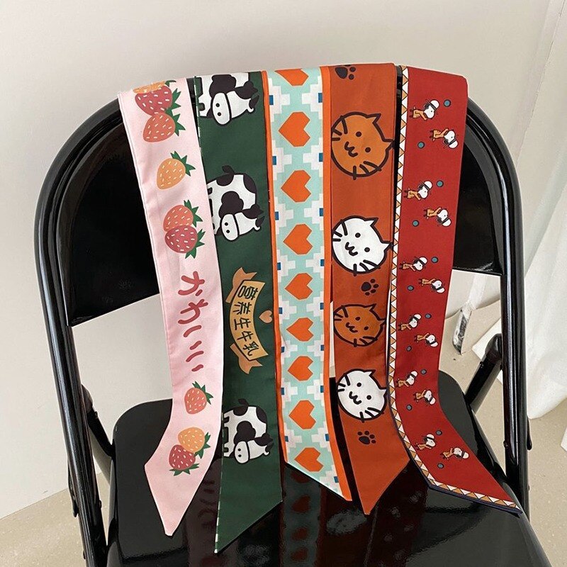 INS Druck Stirnband Platz Silk Schal Haarbänder Haar Hoop Friseur Styling Strand Zubehör Für Frauen Mädchen Dame Stirnband