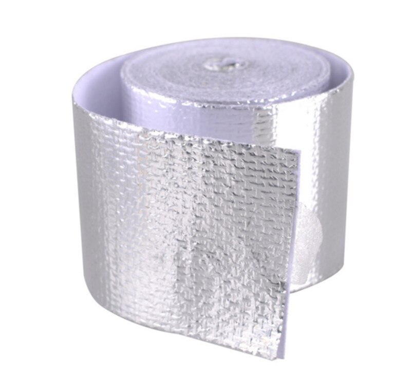 5cm*5meters Reflect A silver Thermal Tape Intake Wrap Reflective Heat Barrier Self Adhesive Engine Heat Protection Resistant