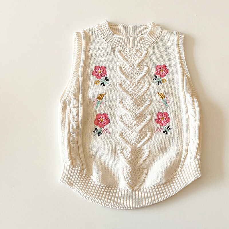 Bebê infantil colete de malha cor sólida meninas sem mangas camisola primavera outono crianças casaco cardigan nova moda crianças roupas de malha: GZ258-Beige / 3M(66)