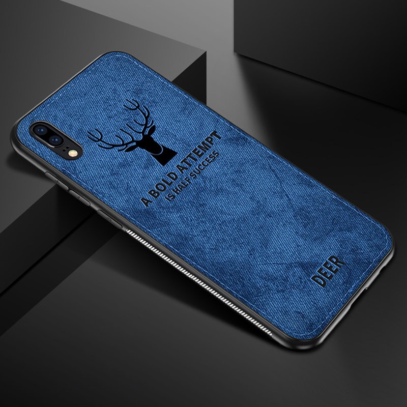 Ehre 9 Fall für Huawei Ehre 9 Lite Geweih Tuch Textur Abdeckung Weichen silikon Stoßstange Fall Coque Fundas auf Ehre 9 Lite 5.65": For Honor 9 / Blue