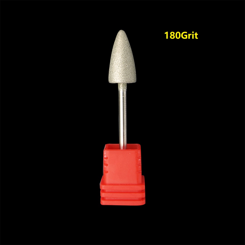 Diamond Nail Drill Bit Sanding Band Paper Rotary Burr Foot Rasp Cuticle Cutter Pedicure Tool Accessories Mill Manicure feet File:  Light Yellow