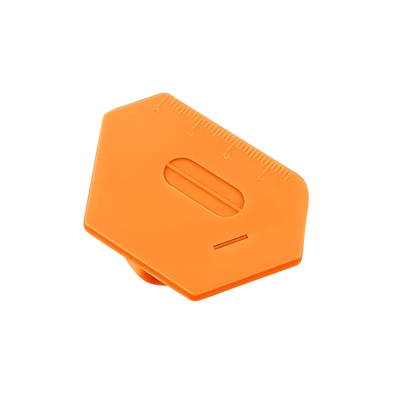 Guide de couture magnétique multi-usages, accessoires pour machine à coudre domestique, outil de positionnement des ourlets: Orange