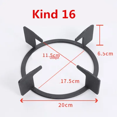 Soporte de hierro fundido para ollas y sartenes, estante para quemador, estufa de Gas, herramientas de cocina, accesorios de utensilios de cocina, protector de estufa: Oro