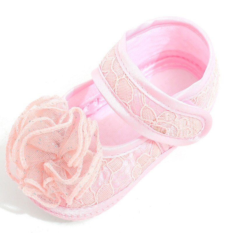 Zomer Baby Meisjes Schoenen Mode Effen Kleur Prinses Kant Bloem Schoenen Zachte Tong Peuter Casual Schoenen Voor 0-1 jaar Oude
