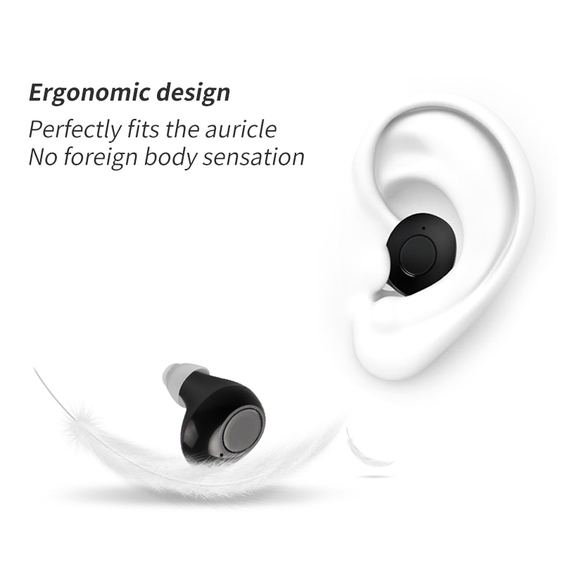 Mini Hörgeräte mit Ladung fallen ITE Digital Hörgerät Wiederaufladbare Audifonos Hören Gerät für Ältere AnhöSprosse Verstärker