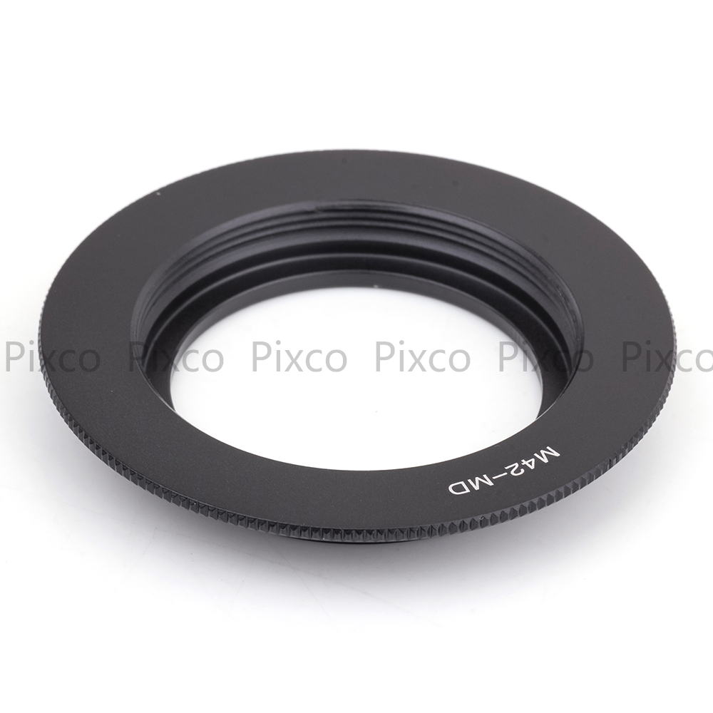 Pixco adaptateur d'objectif pour M42 Vis Lentille pour Minolta MD MC Support de Caméra XD-7 XD-5 XD-11 XG XG7 X370 X500 X-700