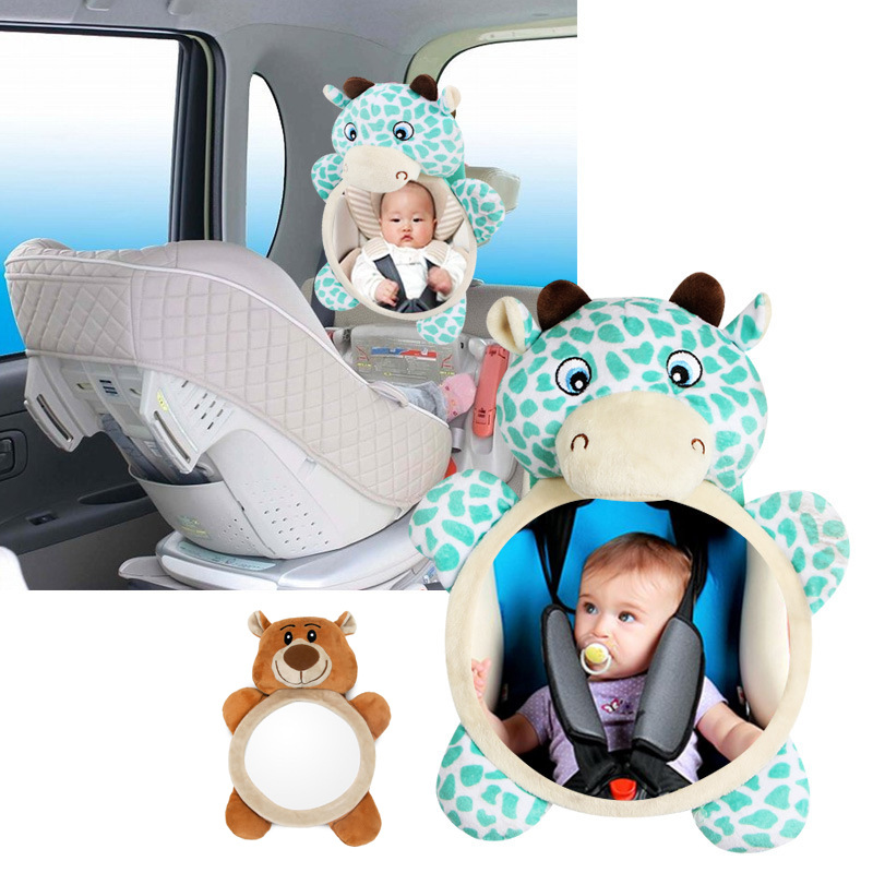 Leuke Baby Rear Facing Spiegels Verstelbare Auto Baby Spiegel Veiligheid Auto Achterbank View Spiegel Voor Kids Kind Peuter