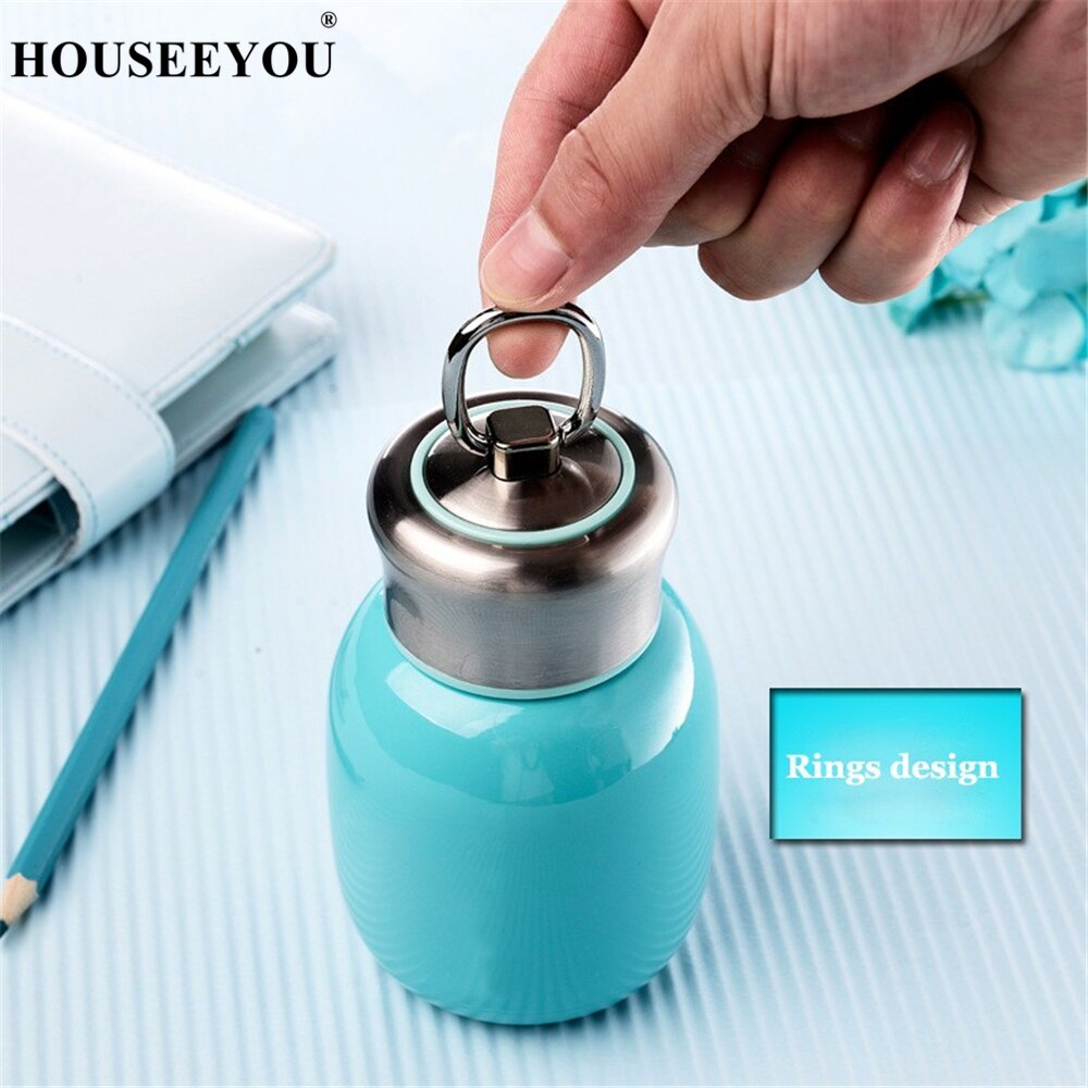 200 Ml/280 Ml Mini Leuke Koffie Thermosflessen Thermos Rvs Reizen Water Drinken Fles Thermosflessen Cups en Mokken