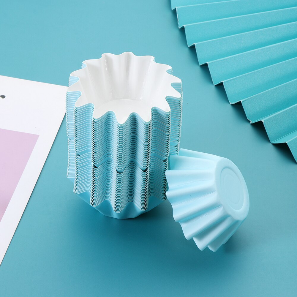 Nuovo 50 pz a prova di perdite vassoio di cera scaldacandele multifunzione cera fusione scaldino fodere riutilizzabile durevole torta tazza scaldapiatti