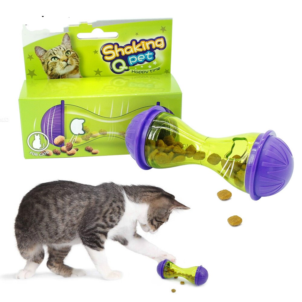 Iq Kat Behandelen Speelgoed Meer Intelligente Interactieve Kitten Bal Speelgoed Huisdier Voedsel Dispenser Puzzel Feeder Voor Katten Spelen Training