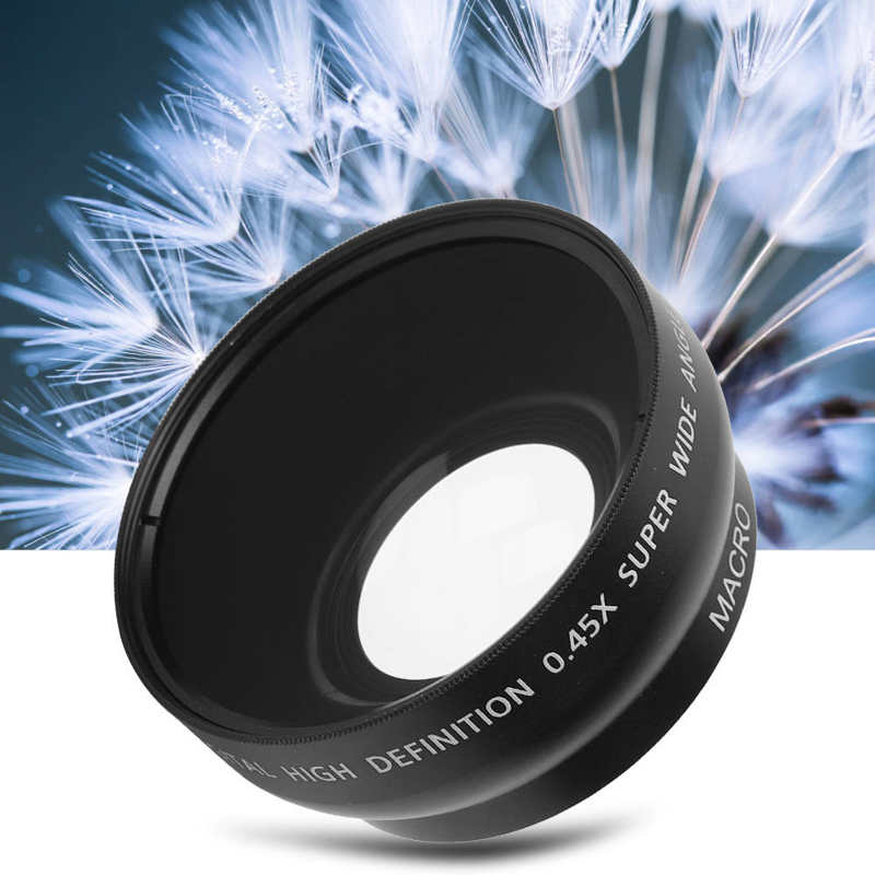 telephoto lens unit JSR&#8209;1155 Advanced 49MM 0.45X Wide Angle Macro Lens Fit for All 49MM Diameter Camera Lenses telephoto n