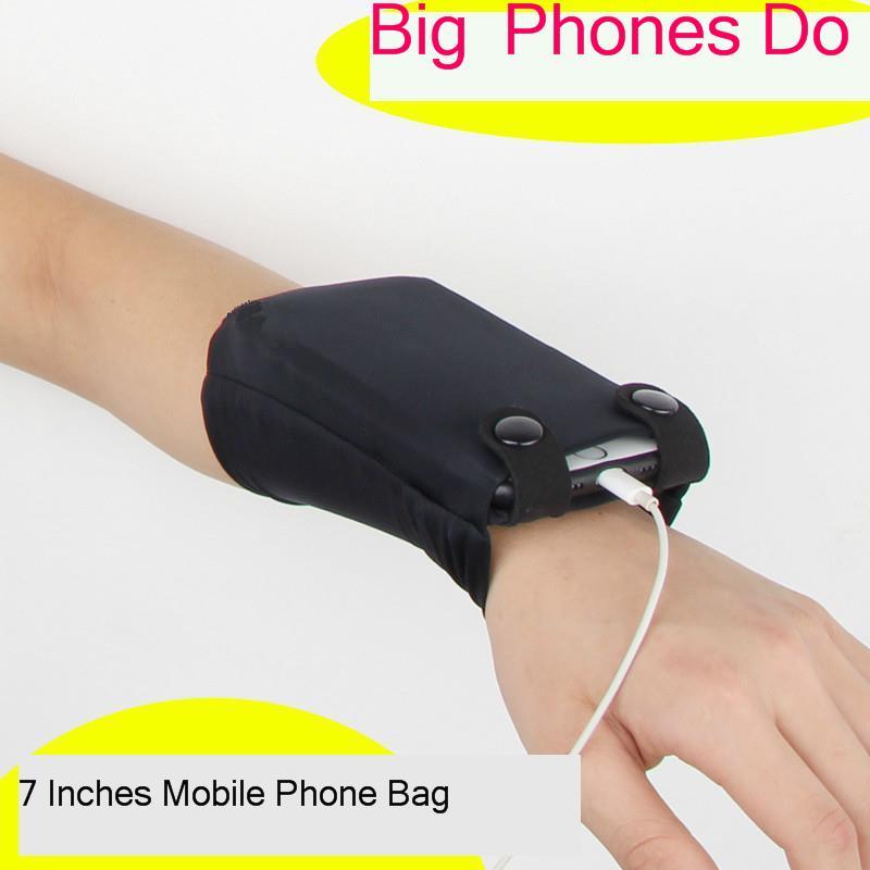 7 Zoll Wasserdicht Armbinde Fitness Tasche Für IPhone Mi MAX Plus Halfter praktisch Für SAMSUNG Huawei Arm Handgelenk Band hülse