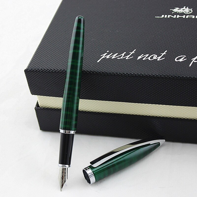 Jinhao 156 luxury Fountain pen ink pen Nib Iraurita caneta tinteiro stationery Penna stilografica Stylo plume: E
