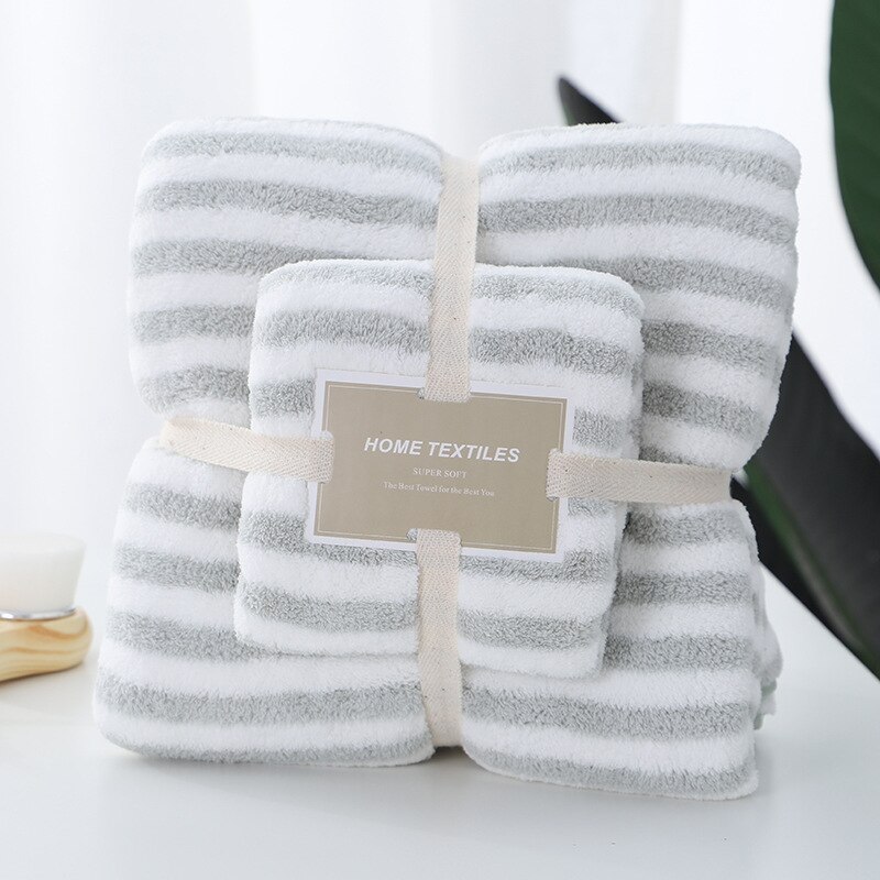 17 Kleuren Coral Fleece Absorberende Haar Zwemmen Gezicht Hand Badhanddoek Sets Microvezel Handdoeken Badkamer Handdoeken Microfiber Handdoek Set: O