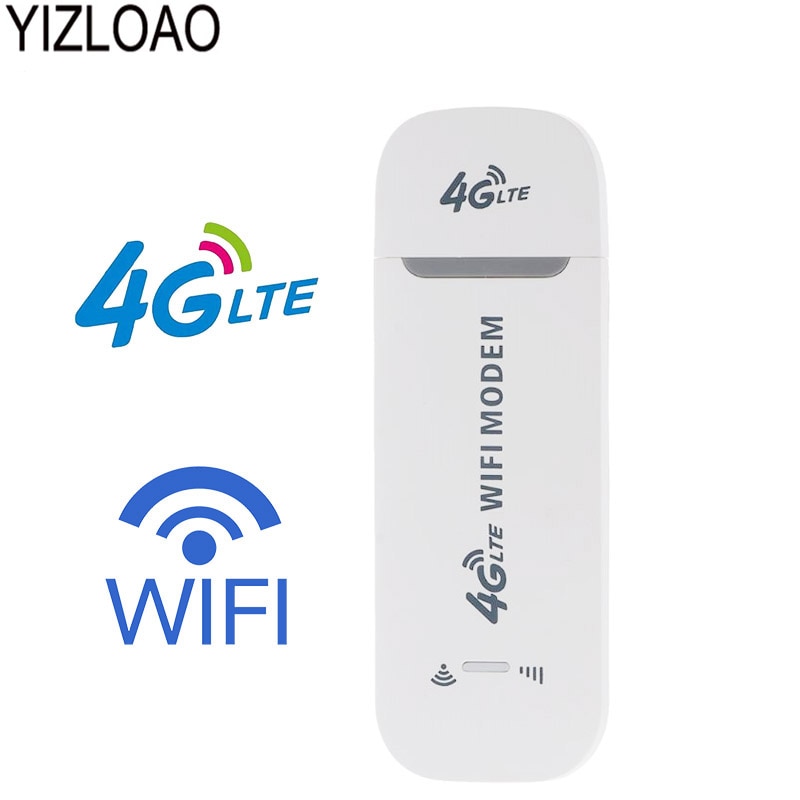 Yizloao 4G Lte Usb Wifi Modem 3G 4G Usb Dongle Auto Wifi Router 4G Lte Dongle netwerk Adapter Met Sim Card Slot