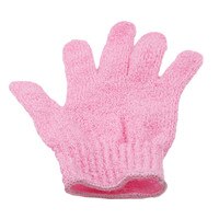 1Pc Plastic Effen Baby Bad Borstels Handschoenen 5 Kleur Stijlen Zachte Baby Bad Kid Newbron Infant Bad Douche Product handdoeken: pink