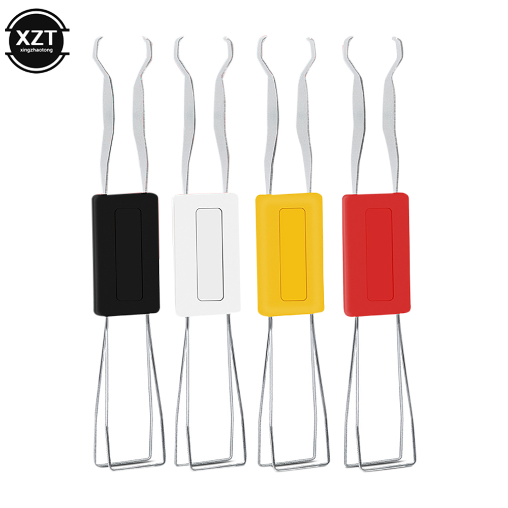Extractor de teclas 2 en 1 para juegos, herramienta para quitar interruptores de teclado, fijación Universal en negro, duradero, fácil de usar