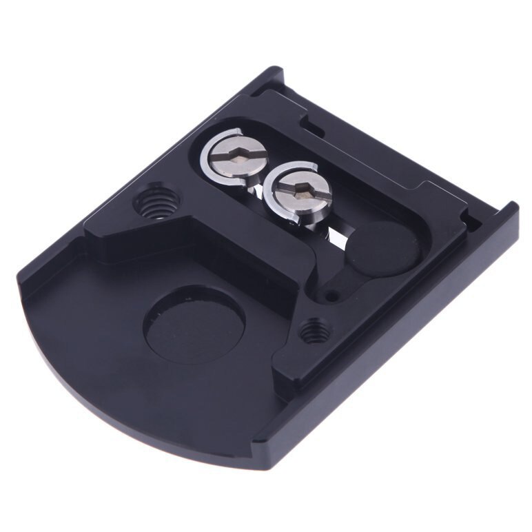 Montura de lente de cámara 410PL Placa de liberación rápida para Manfrotto 405 410 para sistema de liberación rápida RC4 negro: Default Title