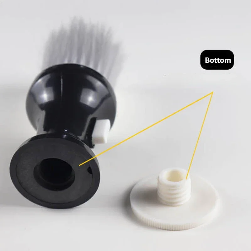 Cepillo suave para quitar el pelo, plumero para el cuello y la cara, cepillos para limpiar barberos, estilista de salón, herramientas de peluquería, accesorios