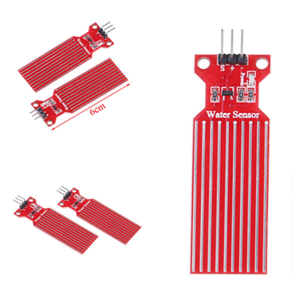 Water Level Sensor Water Droplet Detection Depth For Arduino Compatible With MEGA 2560 40 x 16mm 2pcs Rain