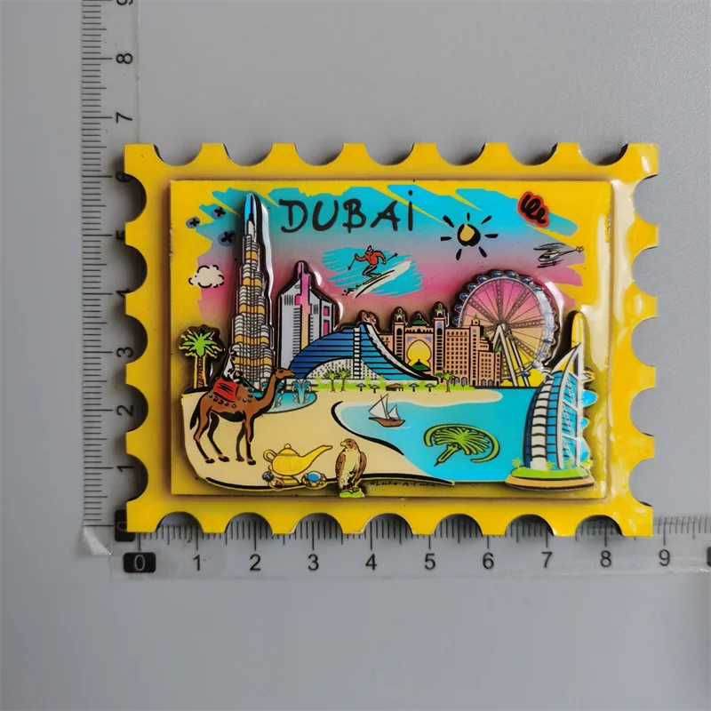 Imán de nevera de madera para decoración del hogar, para amigos, Noruega, IBIZA, Barcelona, España, Nueva York, Seattle, Estados Unidos, Arabia Saudita, Dubái, Barcelona