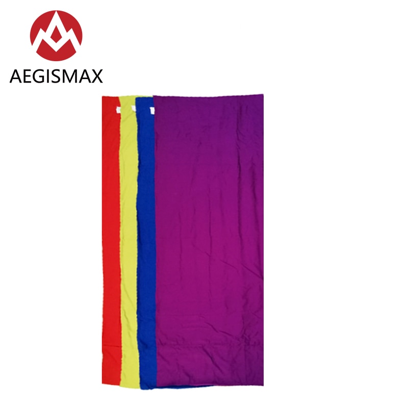 Aegismax udendørs camping ultra-let bærbar sovepose konvolut type sovepose liner vedhæftet fil