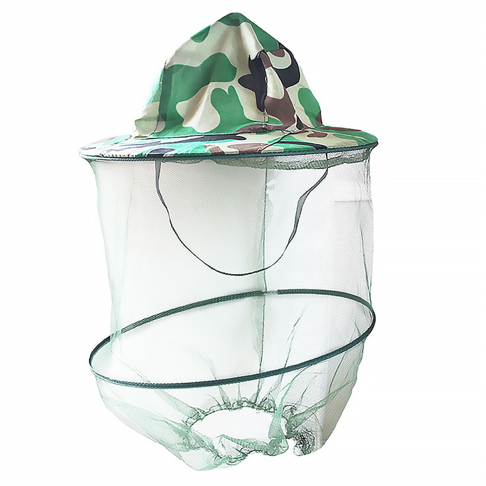1 pc bijenwerende pet anti-bijenhoed anti-inserthoed anti-muggenhoed voor buiten mannen mensen vissers