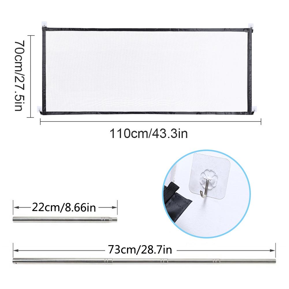 Folding Baby Barrier Safety Fence Portable Baby Gate Safe Guard Children Isolation Net Kid Safe Guard Protect for Pets: S