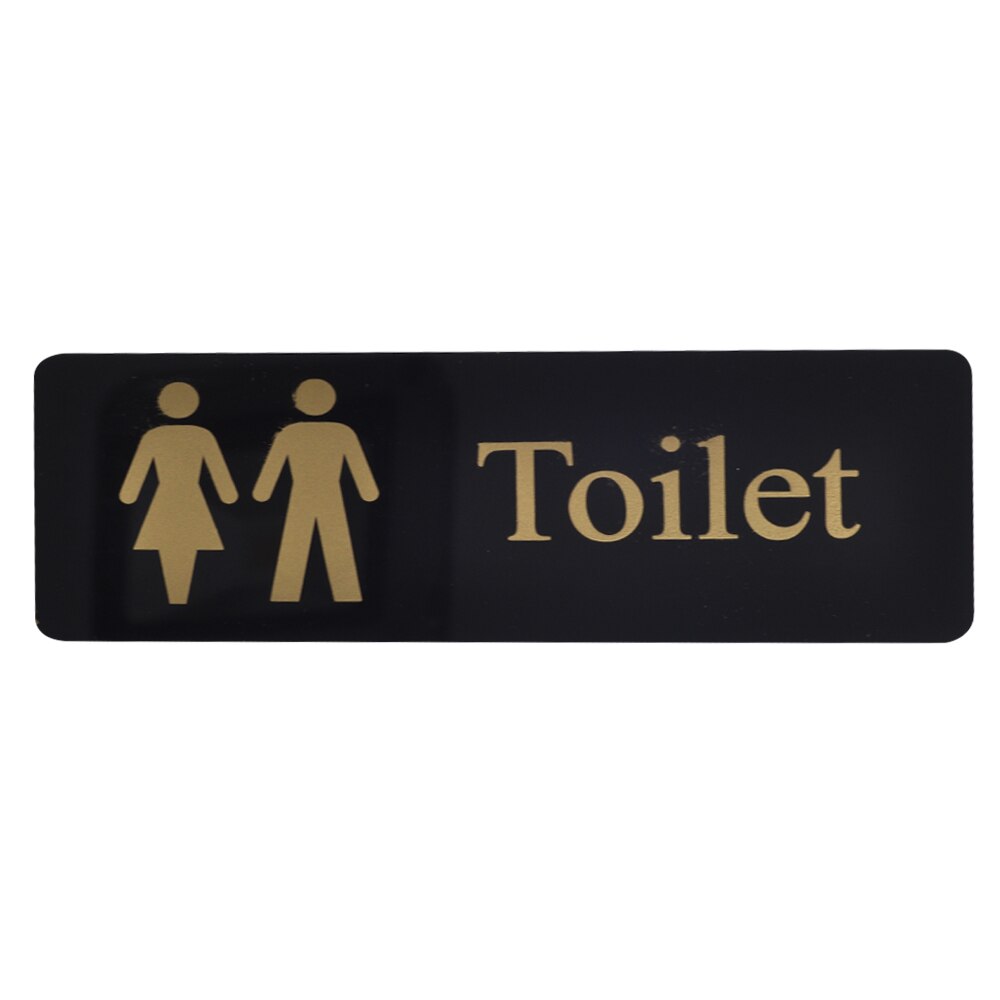 2 pcs Wc muurstickers-Wc Entree Aanmelden Voor Openbare Plaats Home Decoratie Sticker voor home restaurant toilette decor