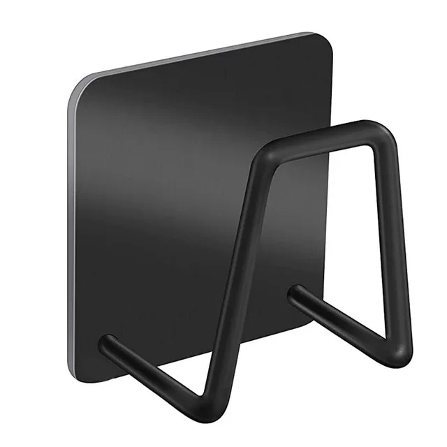 Keuken RVS Gootsteen Plank Sponzen Houders Zelfklevende Afvoer Droogrek Keuken Muurhaken Accessoires Organizer: plum