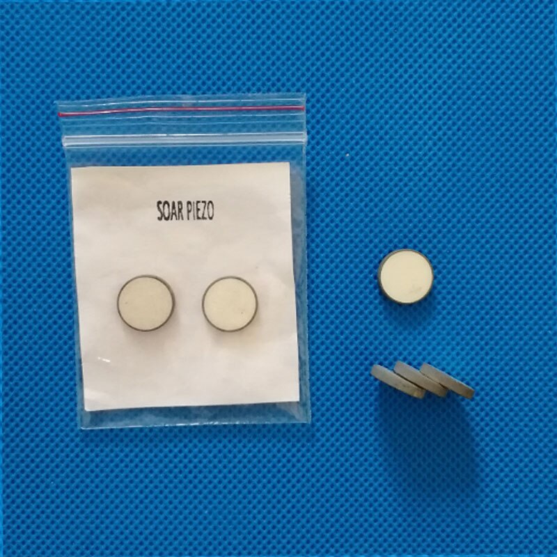 Ultrasonic Piezoelectric Ceramic Disc 12x2.25mm-PZT8 Piezo Disc PZT Crystals Sensor Element Cleaning Transmitter Chips